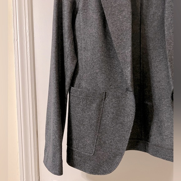 Banana Republic Wool Unstructured Blazer in Grey Size 4 - Picture 2 of 9